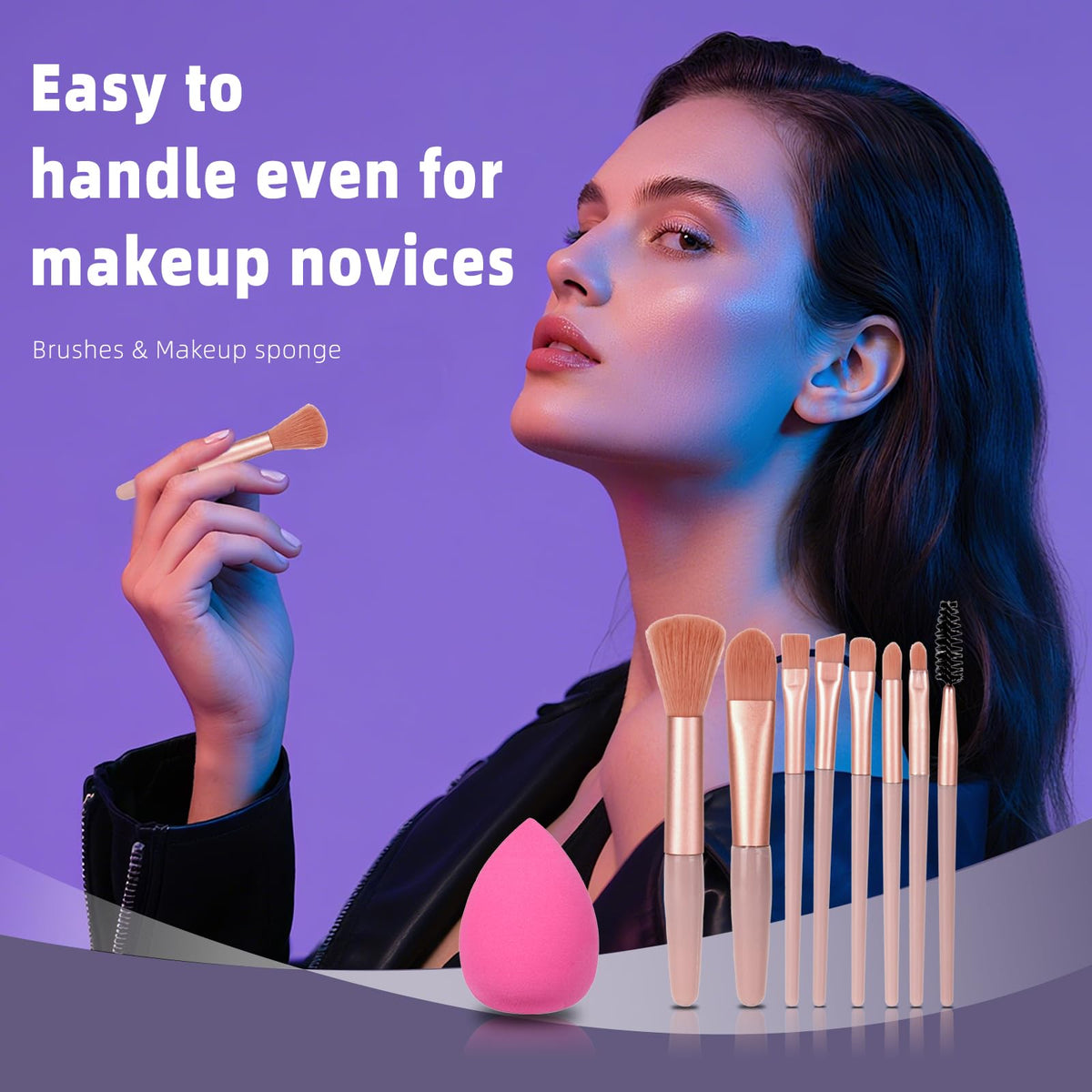 KAVCENT Makeup Kit with vibrant eyeshadow palette