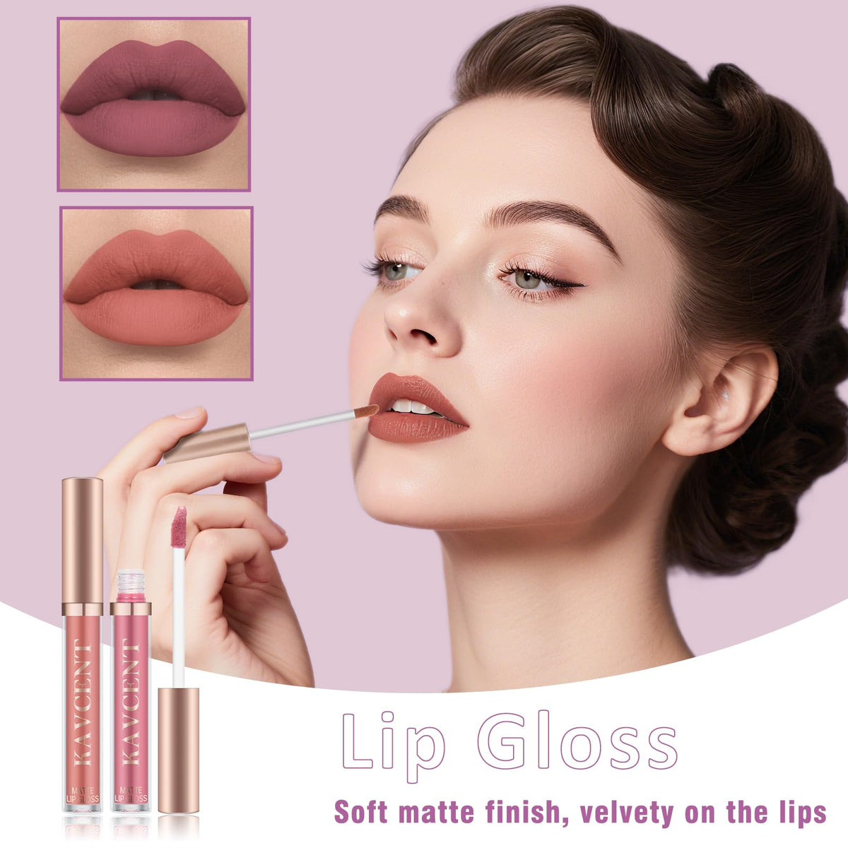 KAVCENT makeup palette featuring vibrant eyeshadow colours