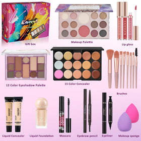 KAVCENT Makeup Palette with vibrant colours and textures