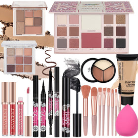 KAVCENT Makeup Set for Teens complete kit front view