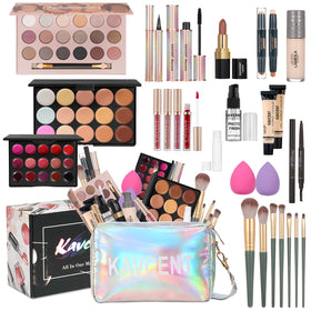 KAVCENT Makeup Set for Teens with eyeshadow palette and lipstick