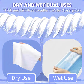 KeeiZoes Disposable Face Towels packaging