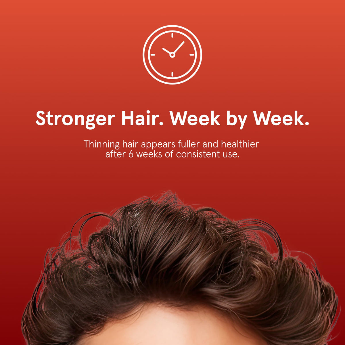 Keeps Thickening Conditioner for Men in a hand