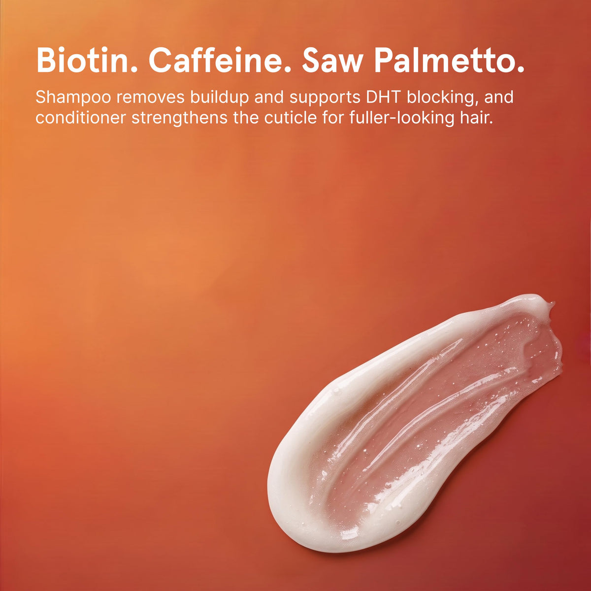 Keeps Thickening Shampoo application on wet hair