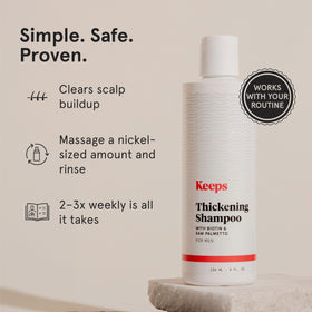 Keeps Thickening Shampoo for Men lifestyle scene