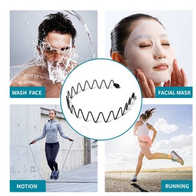 KELUBATU Adjustable Metal Headband displaying flexible design
