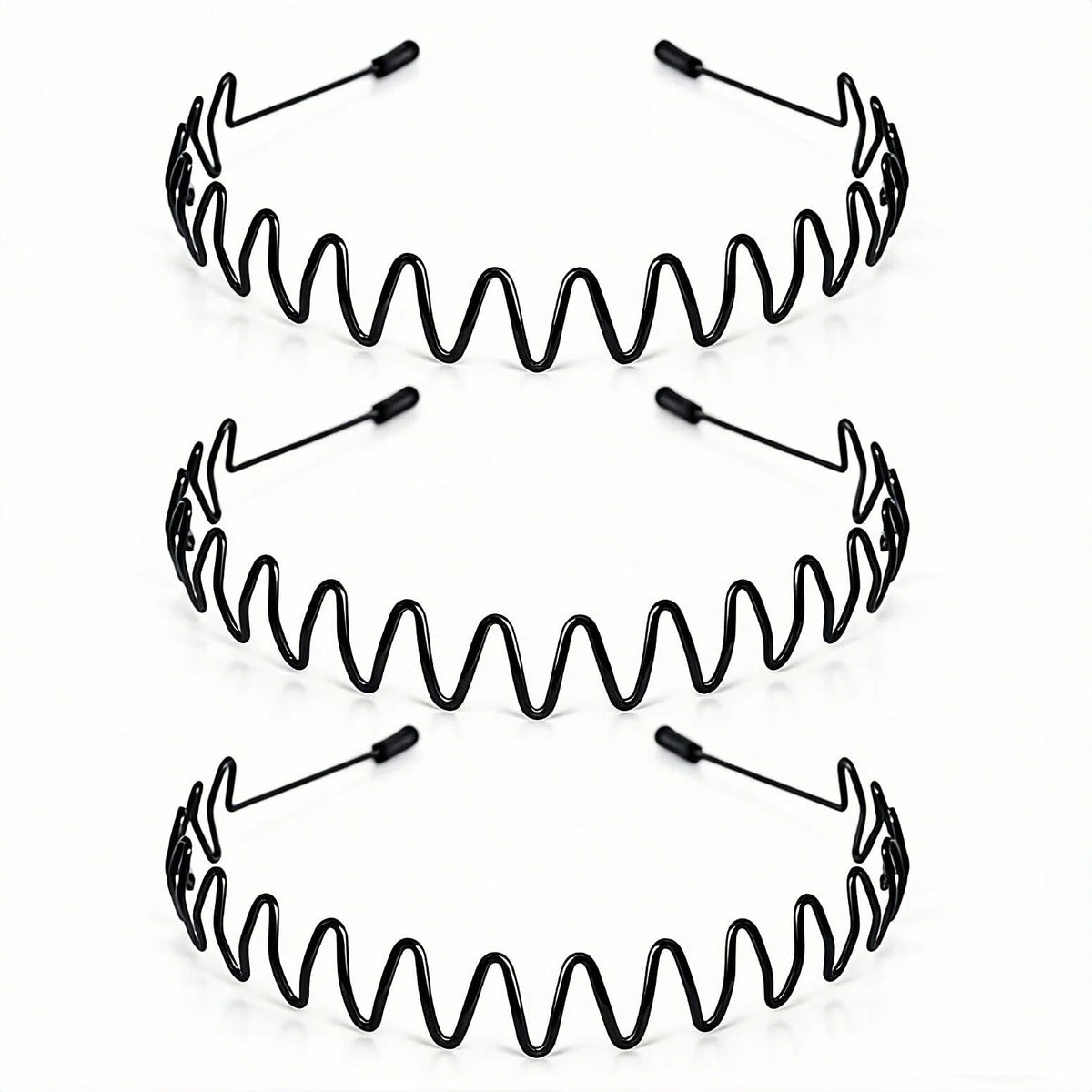 KELUBATU adjustable metal headband front view with soft end caps