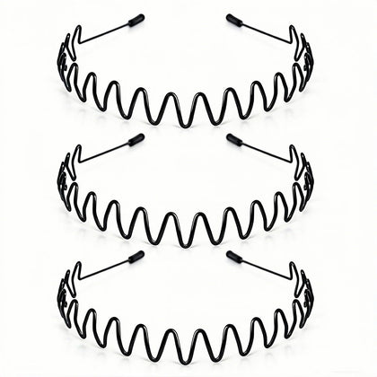 KELUBATU adjustable metal headband front view with soft end caps