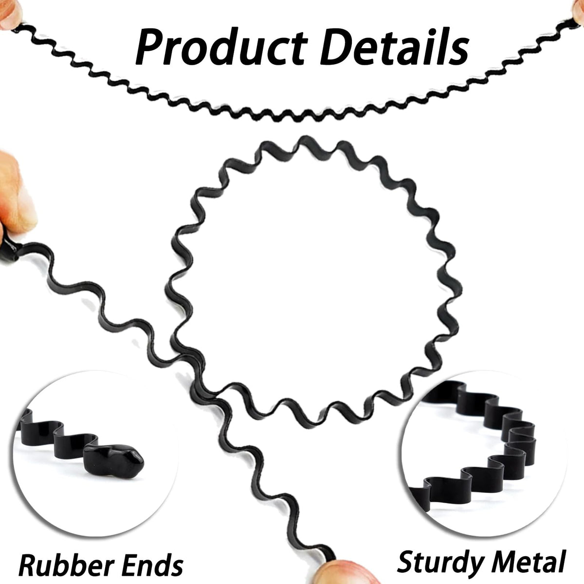 KELUBATU Metal Headband adjustable wire fit demonstration