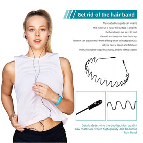 KELUBATU metal headband in a gym bag setting