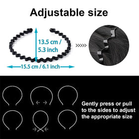 KELUBATU Metal Headband showing soft protective tips
