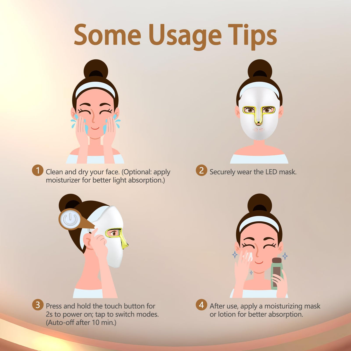 Kelyoo Red Light Therapy Mask lifestyle scene
