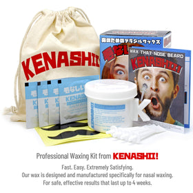 KENASHII Nose Wax Kit packaging and contents display
