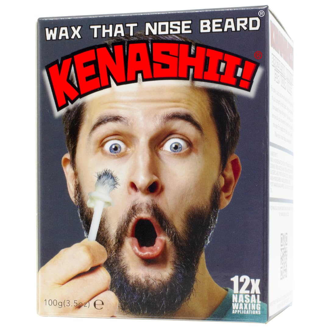 KENASHII Nose Wax Kit with wax, applicators, and accessories on a table