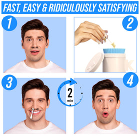 KENASHII Super Nose Waxing Kit wax and applicators