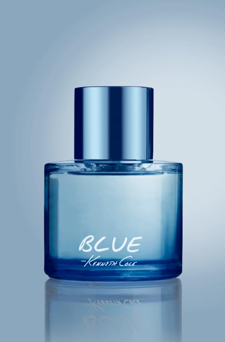 Kenneth Cole Blue Eau De Toilette Spray bottle side view