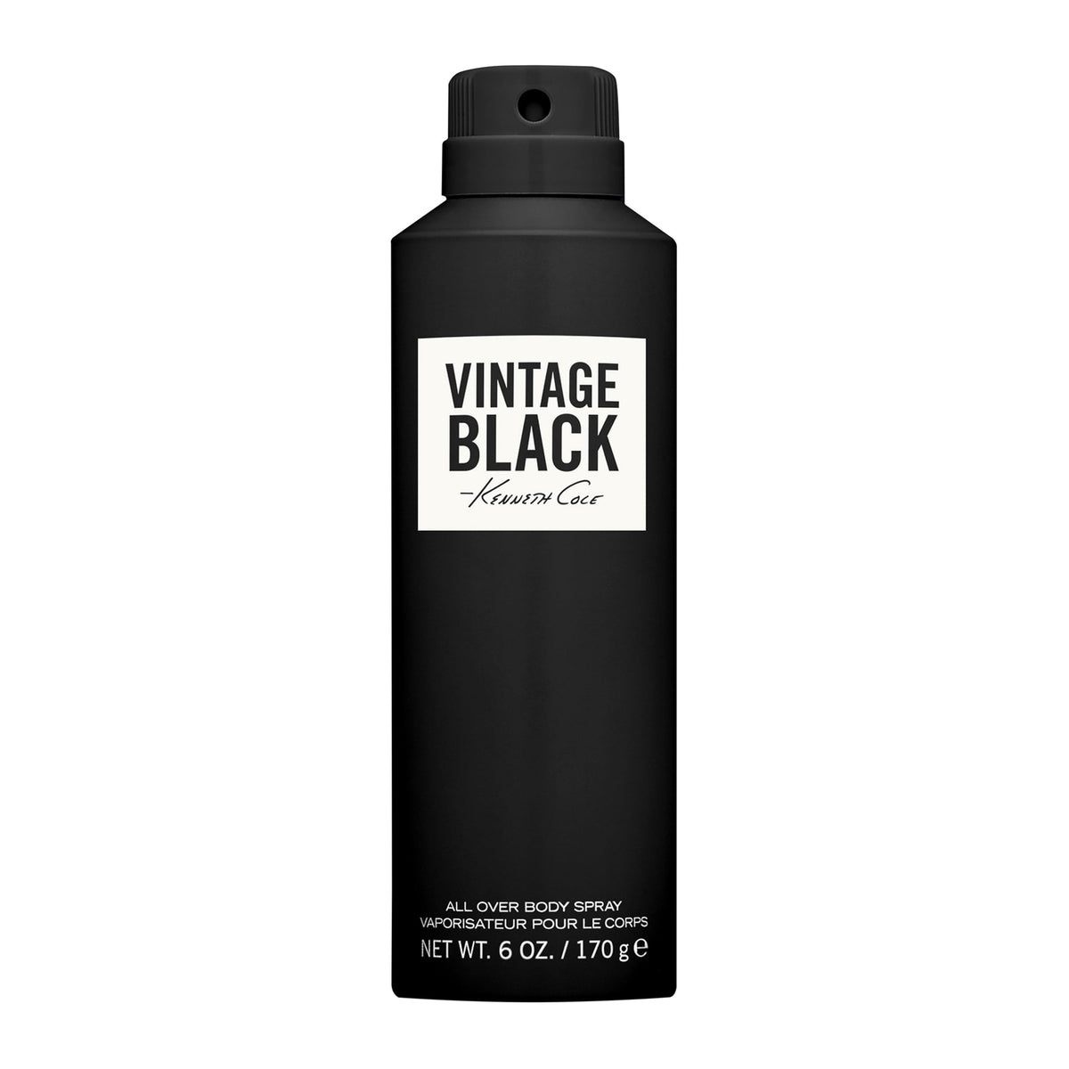 Kenneth Cole Vintage Black Body Spray 6.0 Fl. Oz. front view