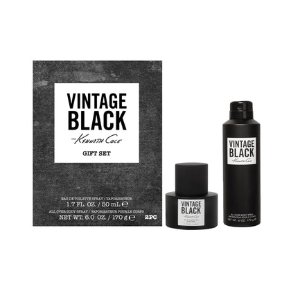 Kenneth Cole Vintage Black Eau de Toilette Gift Set 1.7 Fl Oz front view