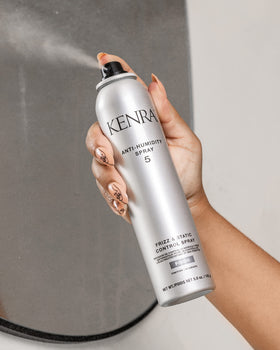 Kenra Anti-Humidity Spray 5 close-up of ingredients list