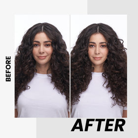 Kenra Curl Defining Crème 5 application on curly hair