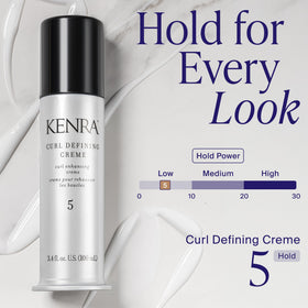 Kenra Curl Defining Crème 5 back view with ingredient list