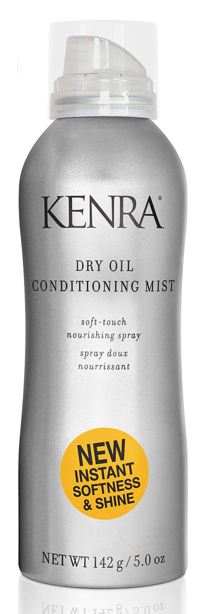 Kenra Dry Oil Conditioning Mist front view with spray nozzle