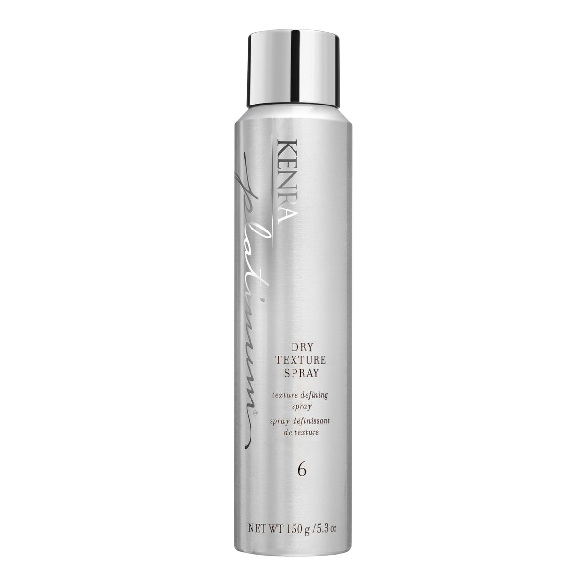 Kenra Platinum Dry Texture Spray 6 front view 5.3 oz
