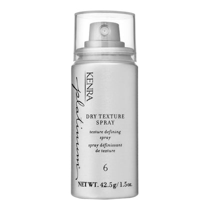 Kenra Platinum Dry Texture Spray 6 front view with matte finish