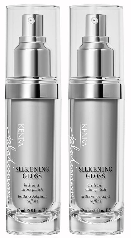 Kenra Platinum Silkening Gloss 2-pack front view