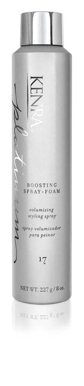 Kenra Platinum support Spray-Foam 17 front view with 8 oz packaging