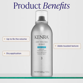 Kenra Professional Dry Volume Burst 3 7.5 oz back view