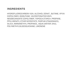 Kenra Professional Dry Volume Burst 3 product ingredients list