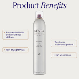 Kenra Professional Perfect Medium Spray 1.5 oz back view
