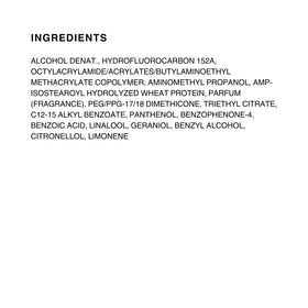 Kenra Professional Volume Spray 25 10 oz ingredients list