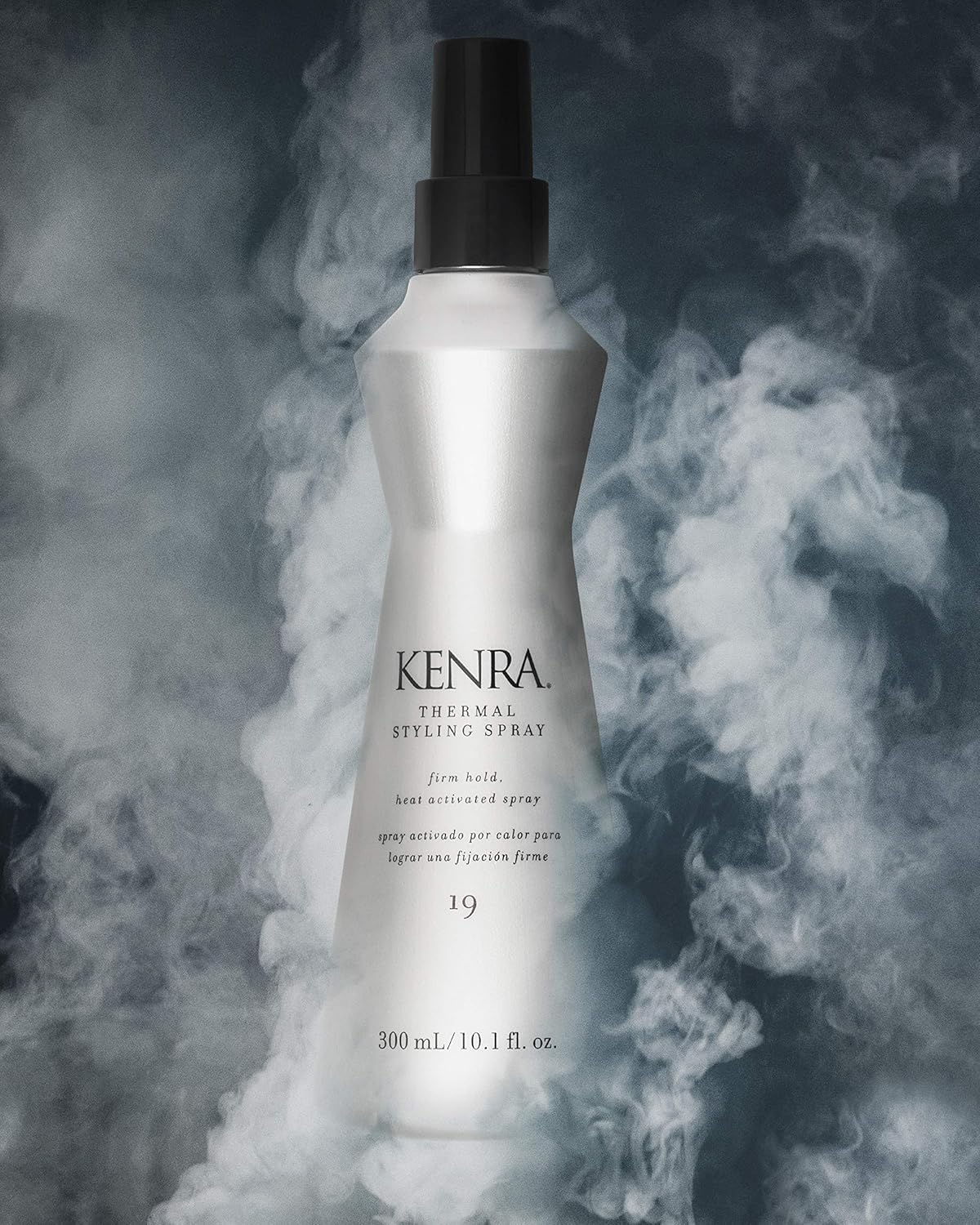 Kenra Thermal Styling Spray 19 back view of bottle showing ingredients