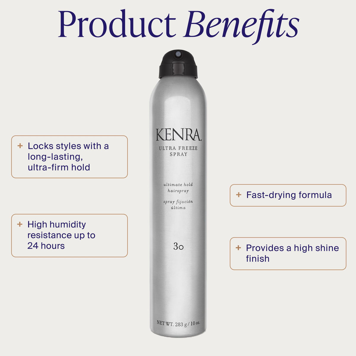 Kenra Ultra Freeze Spray 30 nozzle close-up