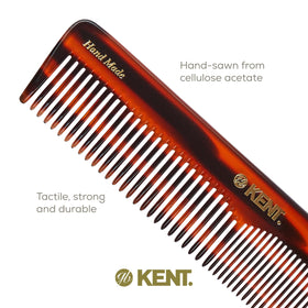 KENT 16T Tortoise Comb held in hand for scale