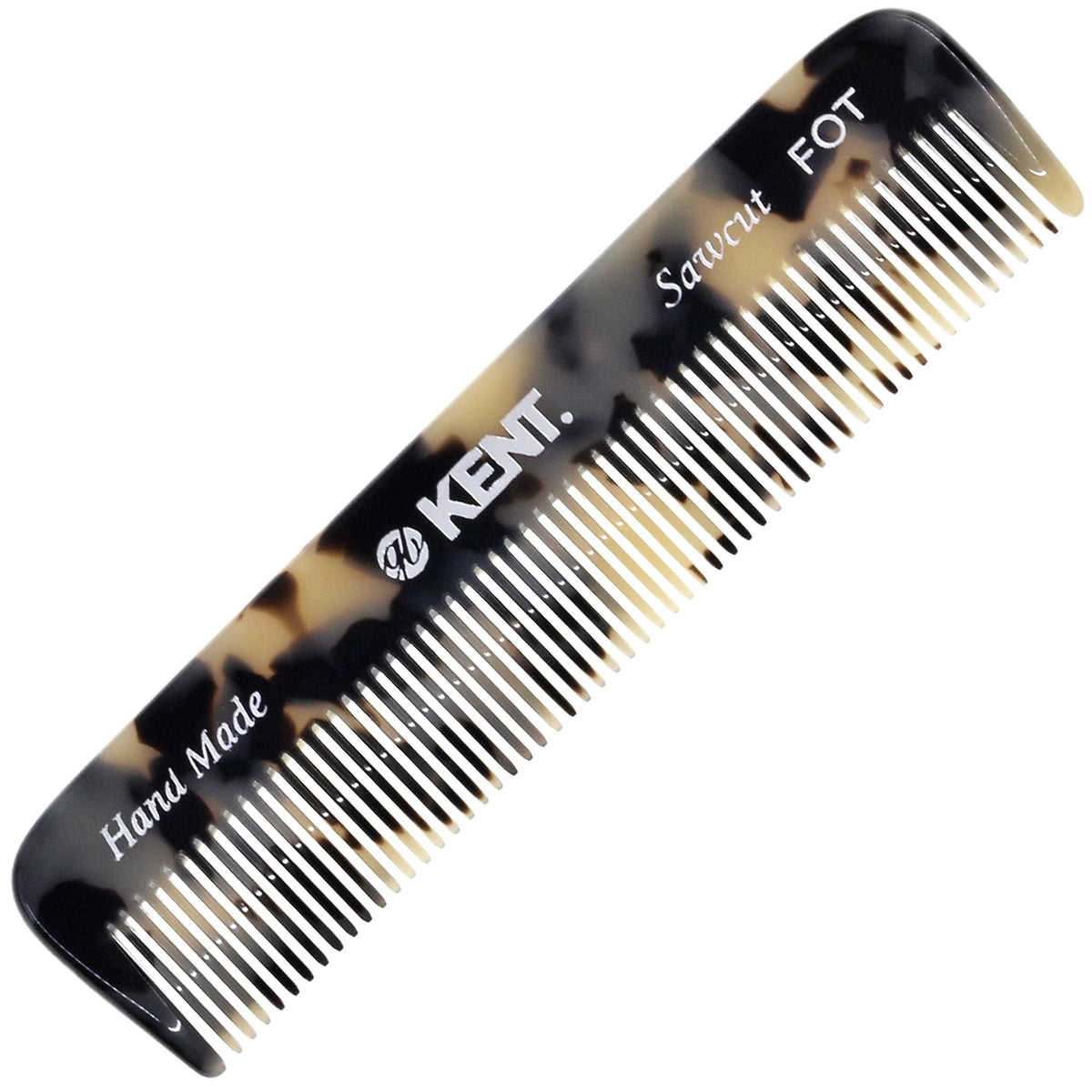 KENT Fine Tooth Comb front view with rounded teeth