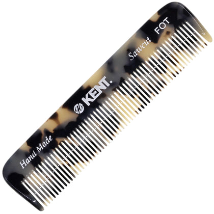 KENT Fine Tooth Comb front view with rounded teeth
