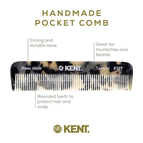 KENT Fine Tooth Comb on a wooden surface