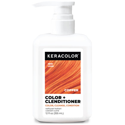 KERACOLOR Color + Clenditioner Copper 12 Fl Oz front view
