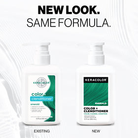 KERACOLOR Color + Clenditioner Emerald 12 Fl Oz back view