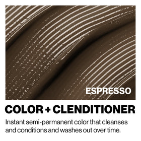 KERACOLOR Color + Clenditioner Espresso application on hair