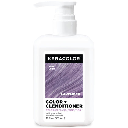 KERACOLOR Color + Clenditioner Lavender 12 Fl Oz front view