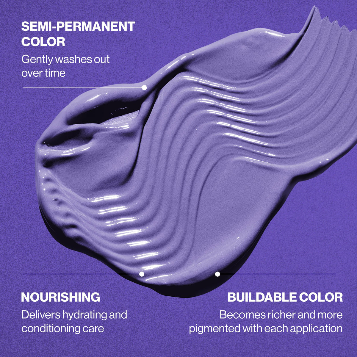 KERACOLOR Color + Clenditioner Lavender lifestyle scene with vibrant hair