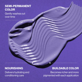 KERACOLOR Color + Clenditioner Lavender lifestyle scene with vibrant hair