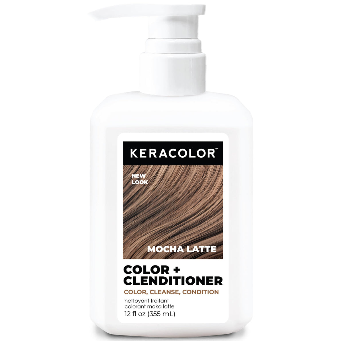 KERACOLOR Color + Clenditioner Mocha Latte 12 Fl Oz front view