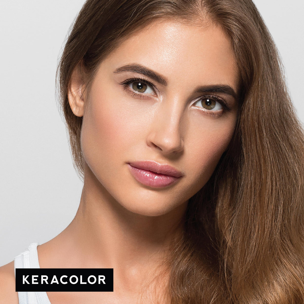 KERACOLOR Color + Clenditioner Mocha Latte application on hair