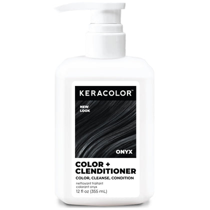 KERACOLOR Color + Clenditioner Onyx 12 Fl Oz front view