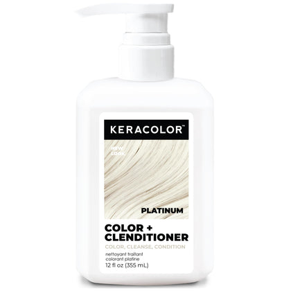 KERACOLOR Color + Clenditioner Platinum 12 Fl Oz front view